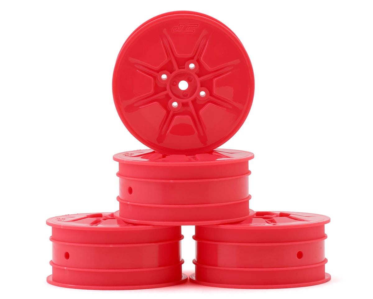 JConcepts Pioneer 2.2 4WD Front Buggy Wheels (Pink) (4) (22X-4, XB4, B74.1) w/12mm Hex