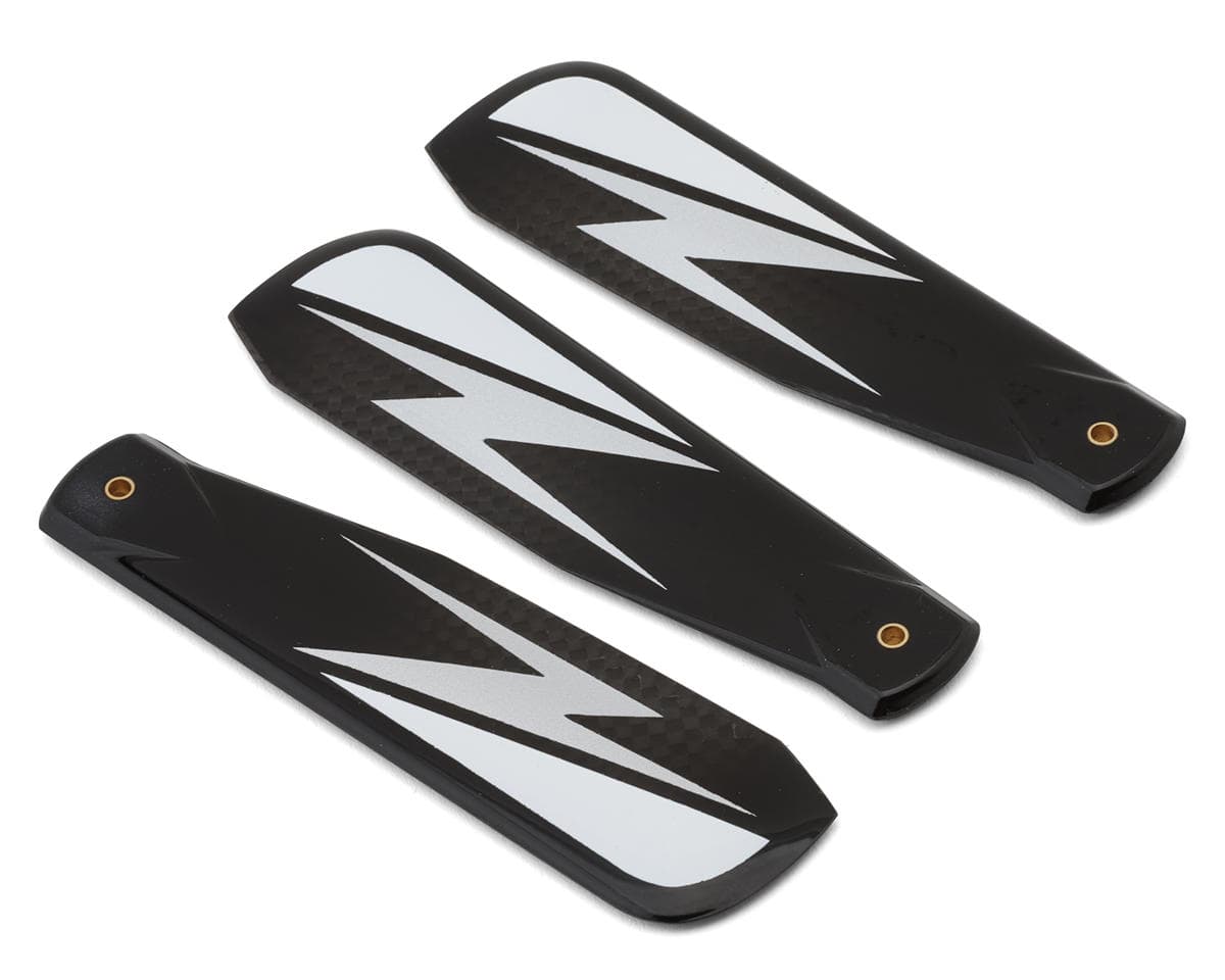 Vulcan Rotors 105mm Carbon Fiber Tail Blade (Green) (3 Blade Set)