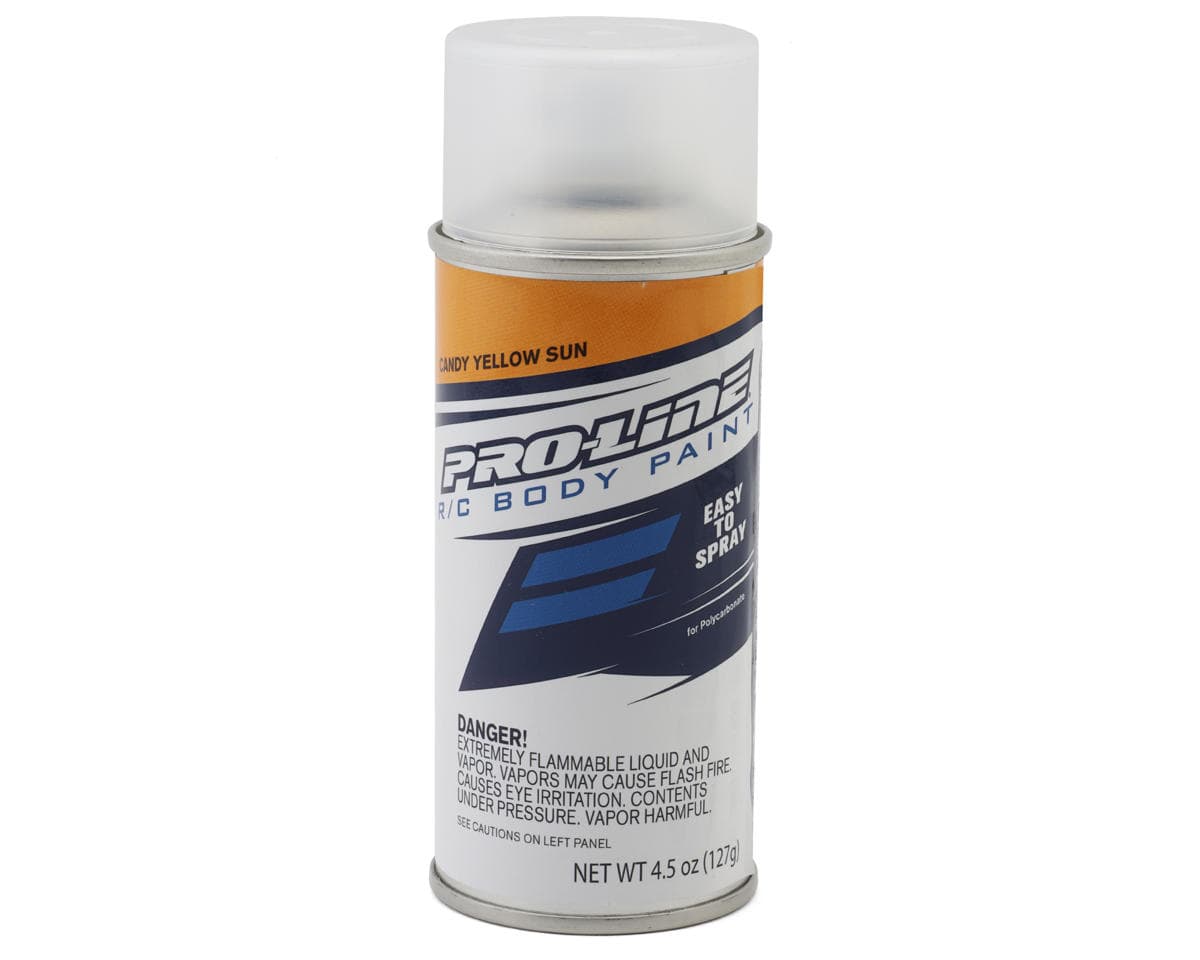 Pro-Line RC Body Spray Paint (Candy Yellow Sun) (4.5oz)