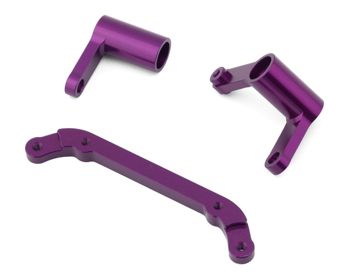 ST Racing Concepts Redcat Lowrider Aluminum Steering Bellcrank Set (Purple)