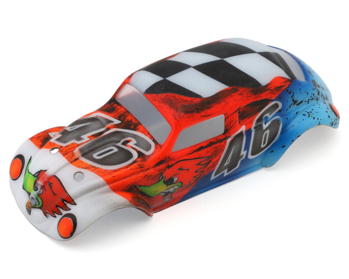 RadianZ Design Rabitto Airbrush Pre-Painted Body (Angry Bird 46) (Losi® Micro-B™)