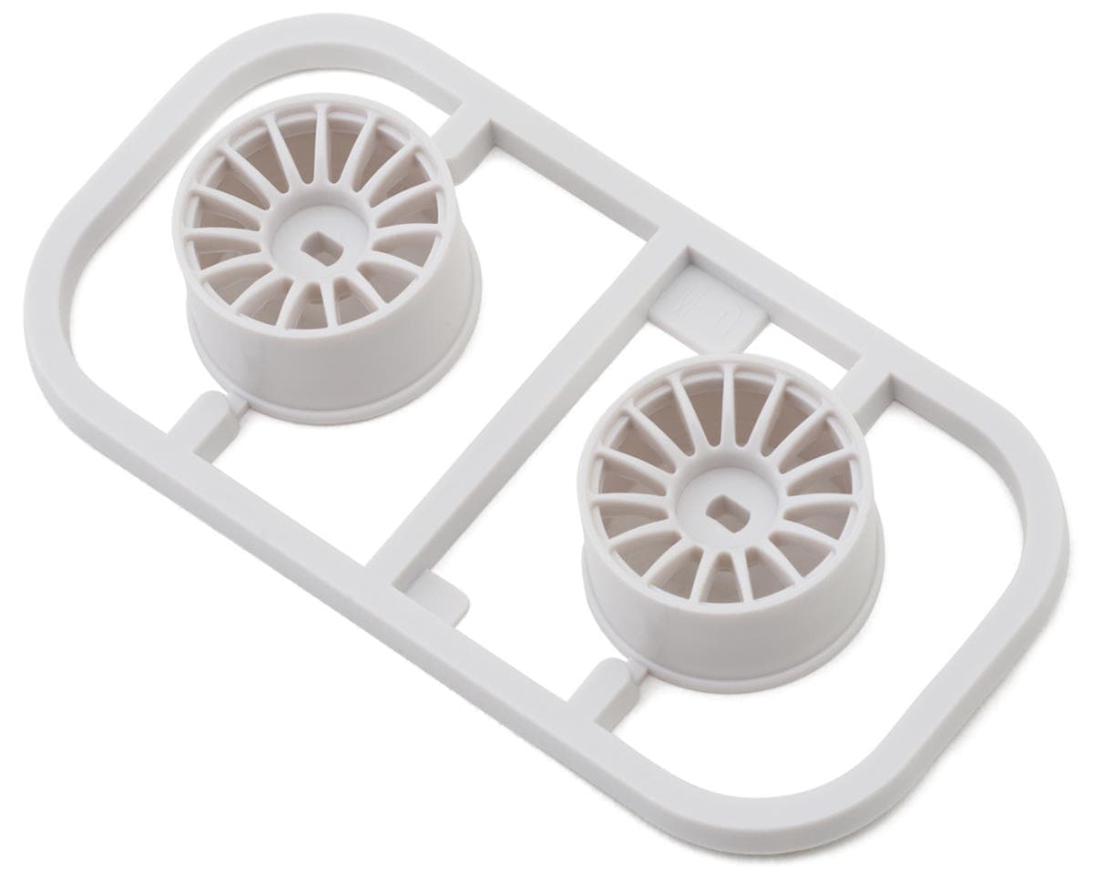 Kyosho Mini-Z AWD Multi Spokes Wide Wheels (White) (2) (0mm Offset)