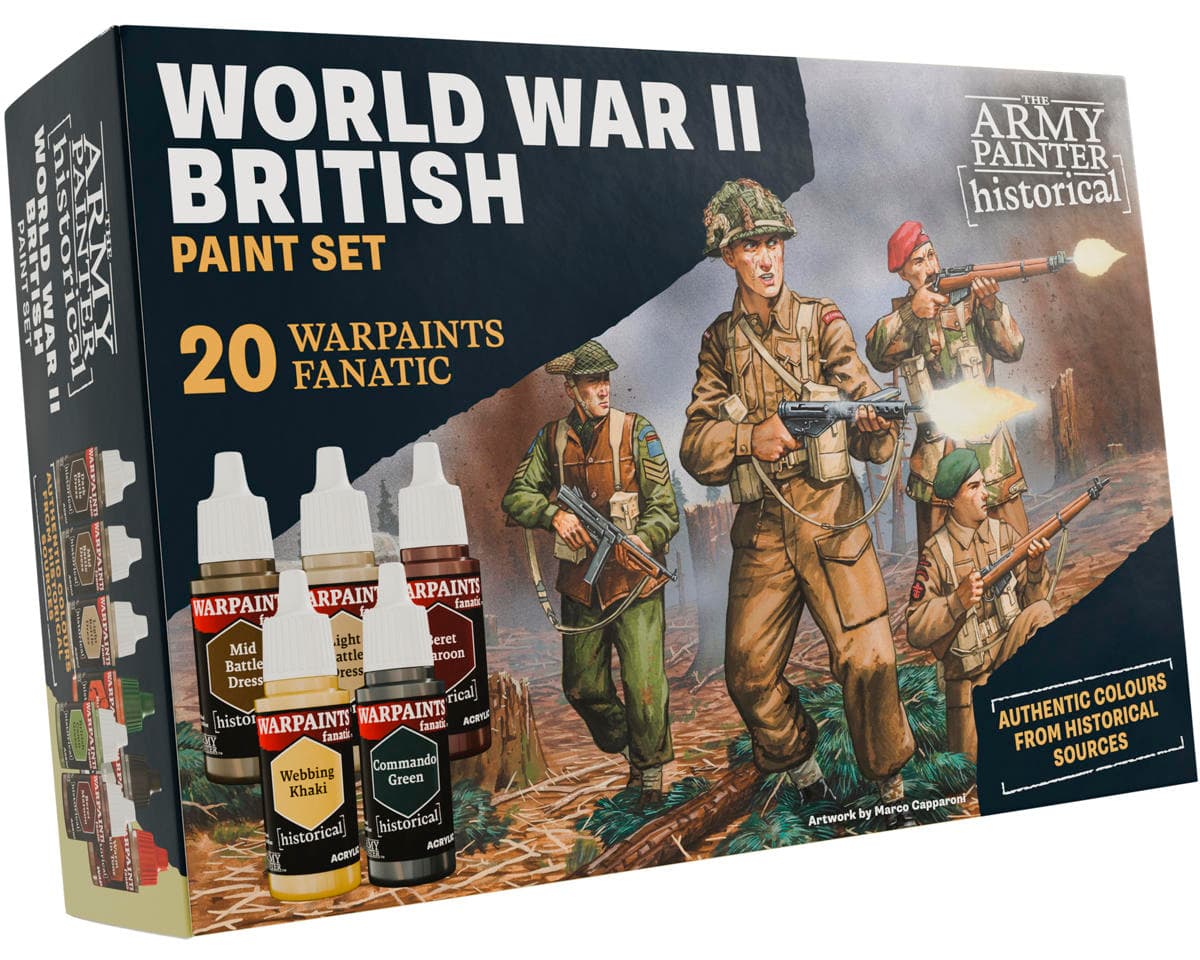 Army Painter Historical WWII British Paint Set (20) (18ml)