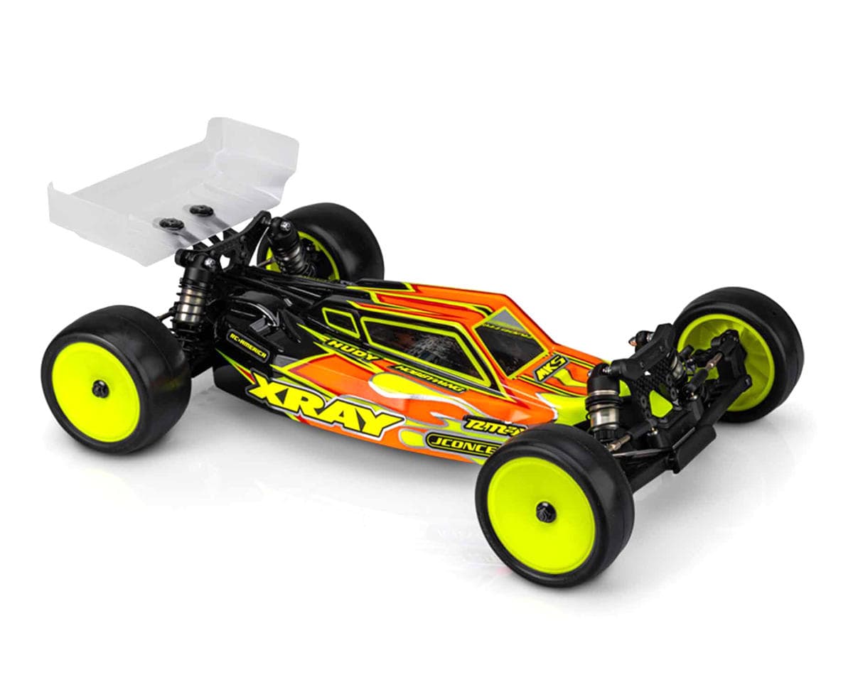 JConcepts XRAY XB2 2025/2026 "S2" 1/10 Buggy Body (Clear) (Lightweight) w/Two Wings
