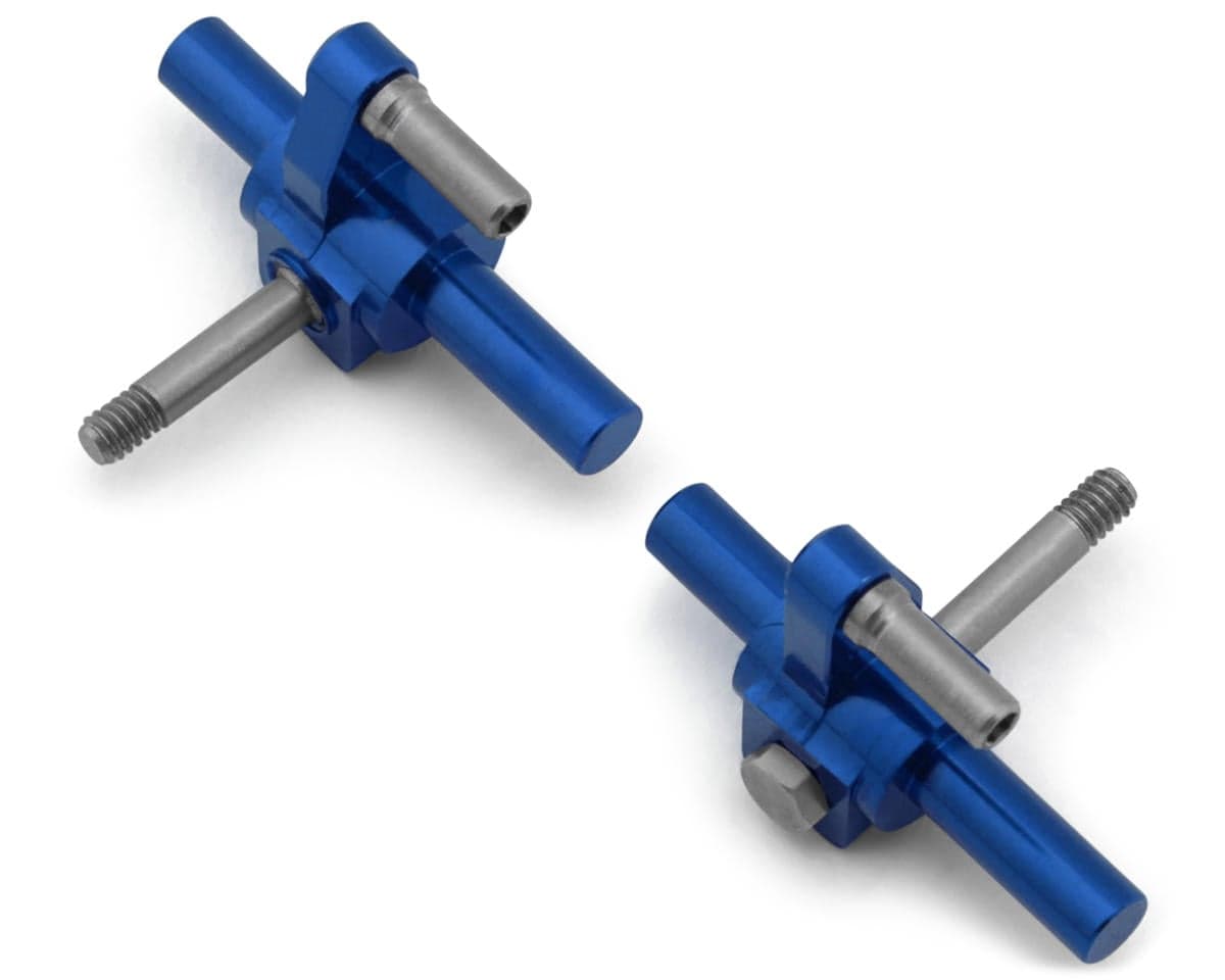 NEXX Racing Associated SR27 Aluminum Steering Knuckles (-2°) (Blue) (2)