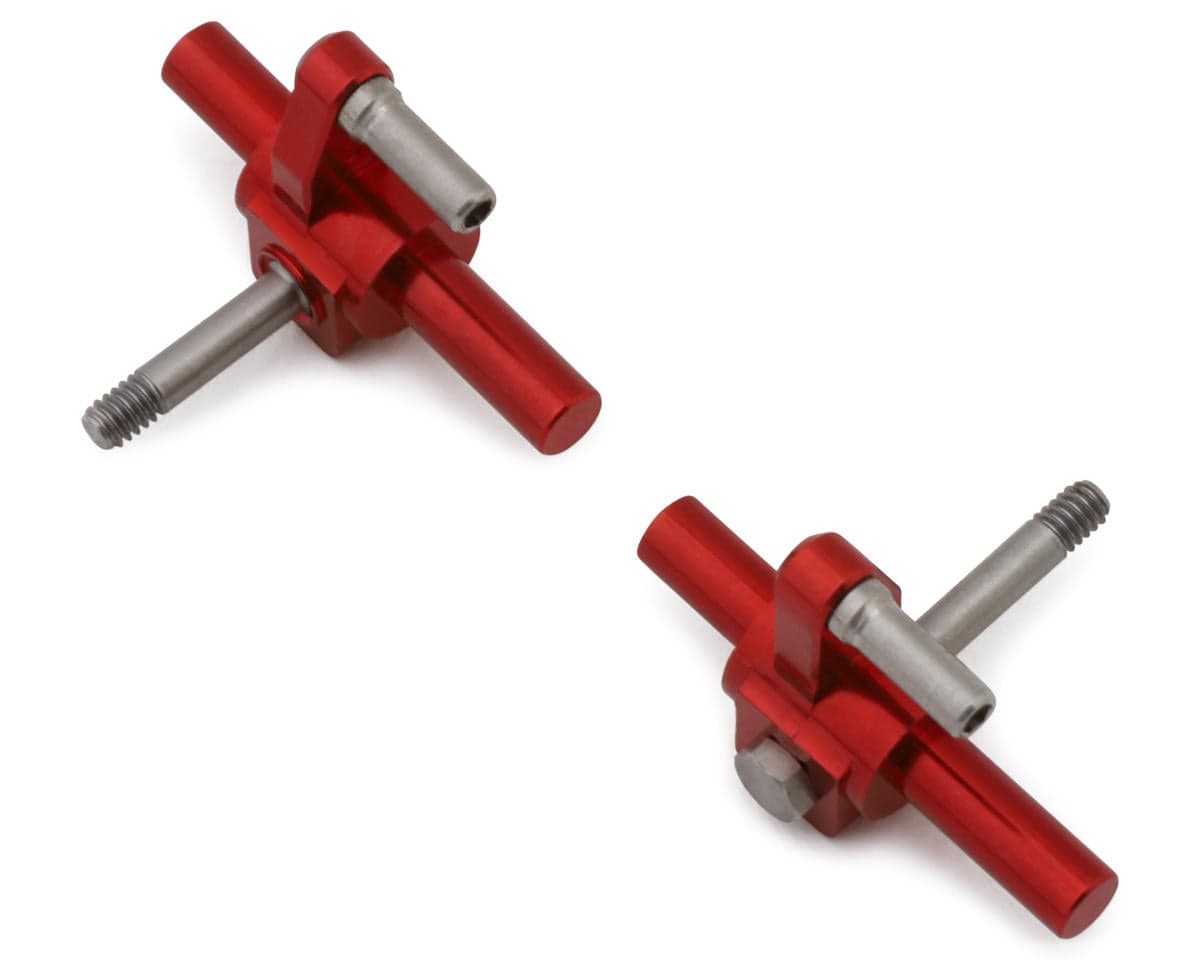 NEXX Racing Associated SR27 Aluminum Steering Knuckles (-1°) (Red) (2)
