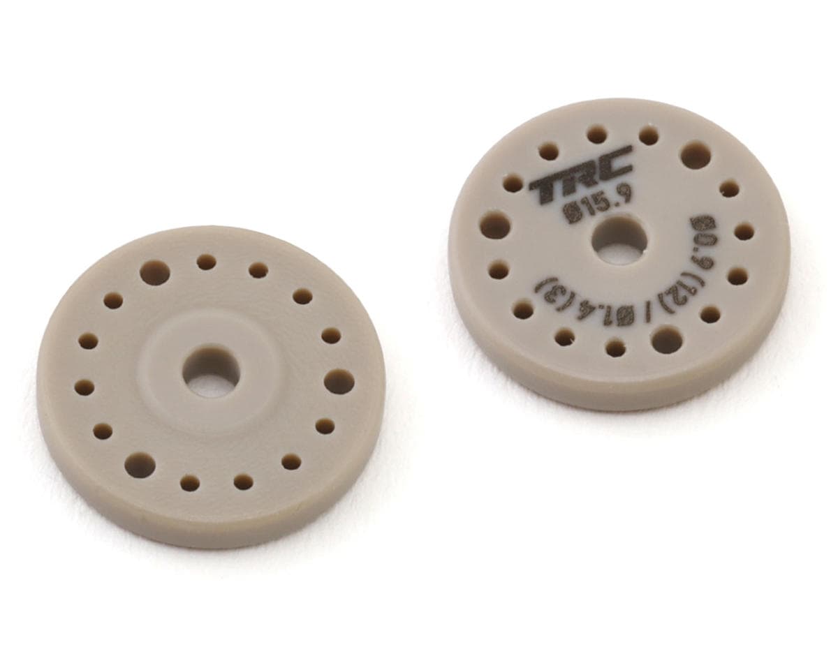 Throttlefinger Racing Concepts 15.9mm Flat Shock piston (2) (0.9mm x 12 + 1.4mm x 3) (AE/Mugen/Tekno/Xray/Kyosho/Sworkz)