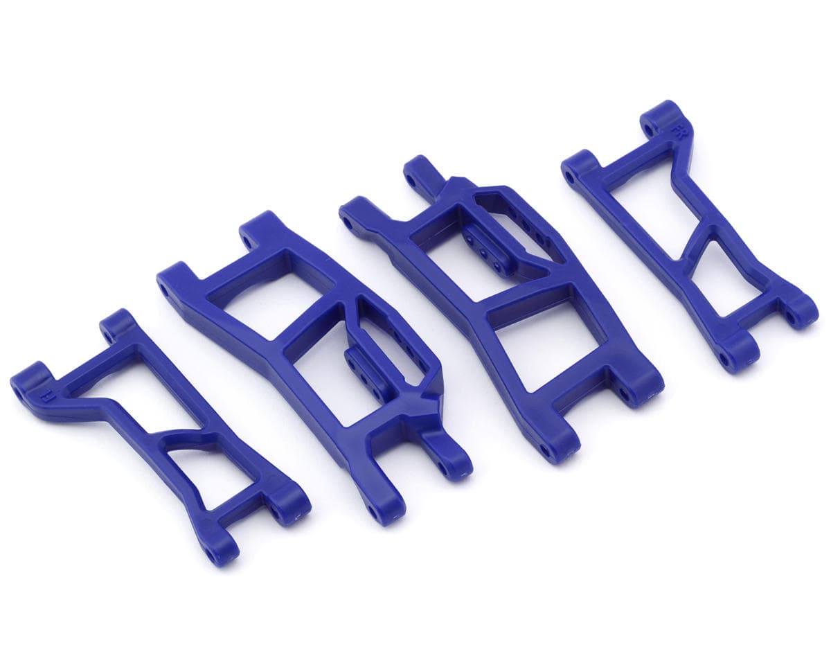 Traxxas Mini Maxx® WideMaxx Front Upper & Lower Suspension Arms Set (Blue)