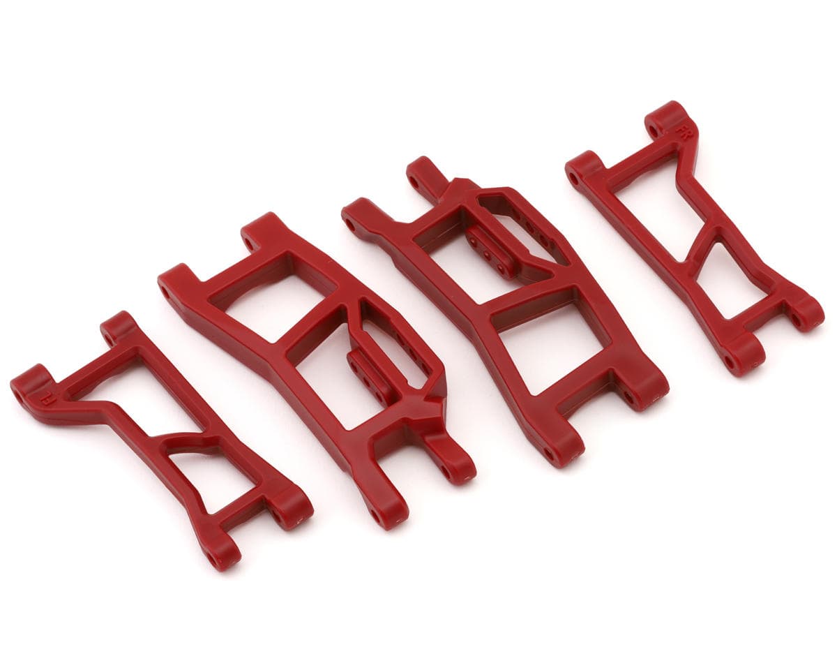 Traxxas Mini Maxx® WideMaxx Front Upper & Lower Suspension Arms Set (Red)