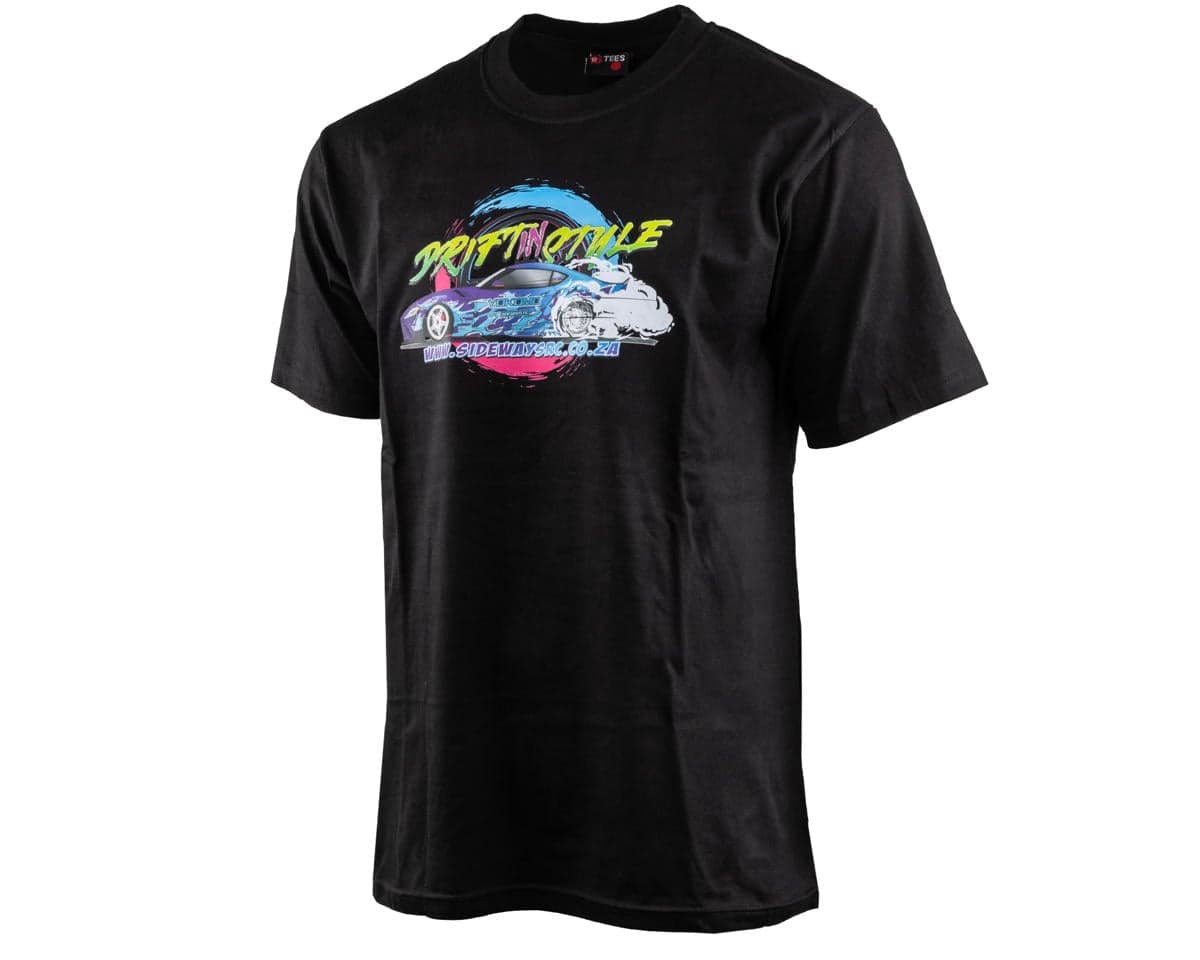 Sideways RC T-Shirts V4 (Black) (2XL)