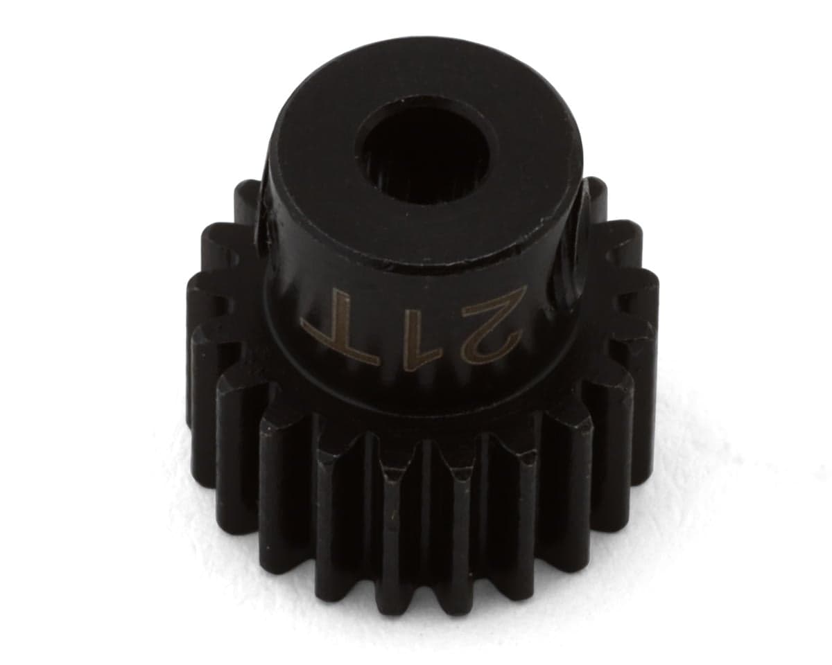 Hot Racing 48P Hardened Steel Pinion Gear (1/8 Bore) (21T)