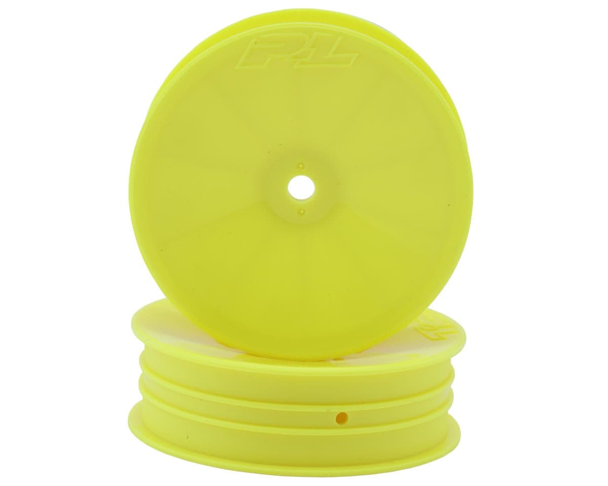 Pro-Line Velocity 2.0 "Narrow" 2.2" Front Wheels (2) (Yellow) w/12mm Hex