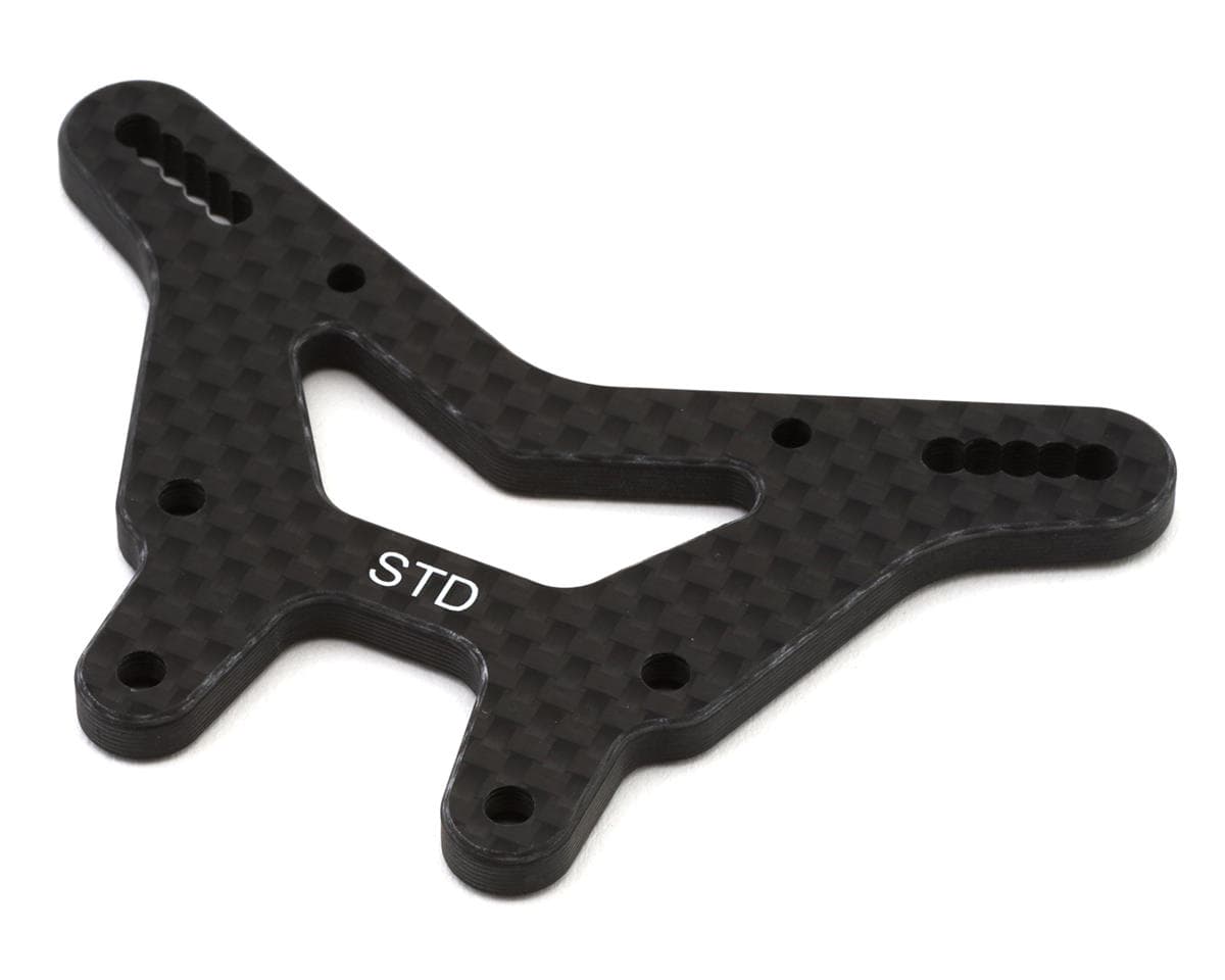 Team Losi Racing 22X Carbon Fiber Front Shock Tower (Standard)