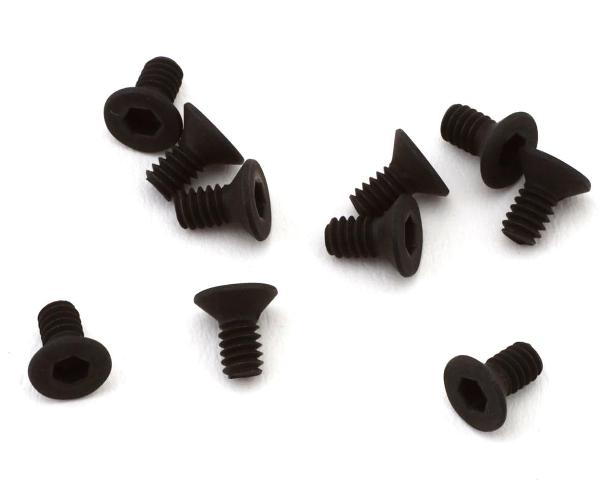 Team Losi Racing 2x4mm Flathead Screws (10)