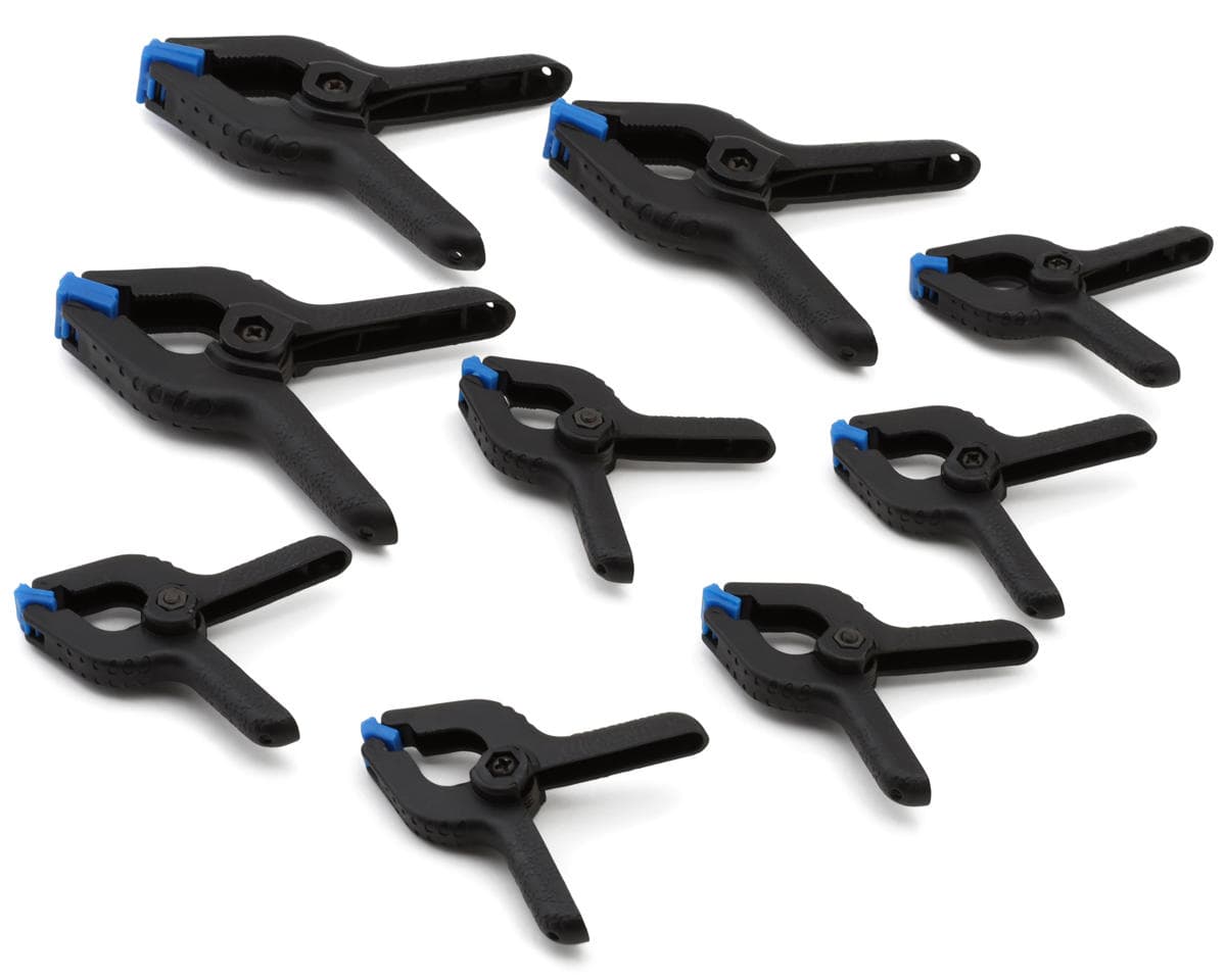 Shesto Limited Modelcraft Collection Nylon Grip Spring-Loaded Clamps Set (2"/3")