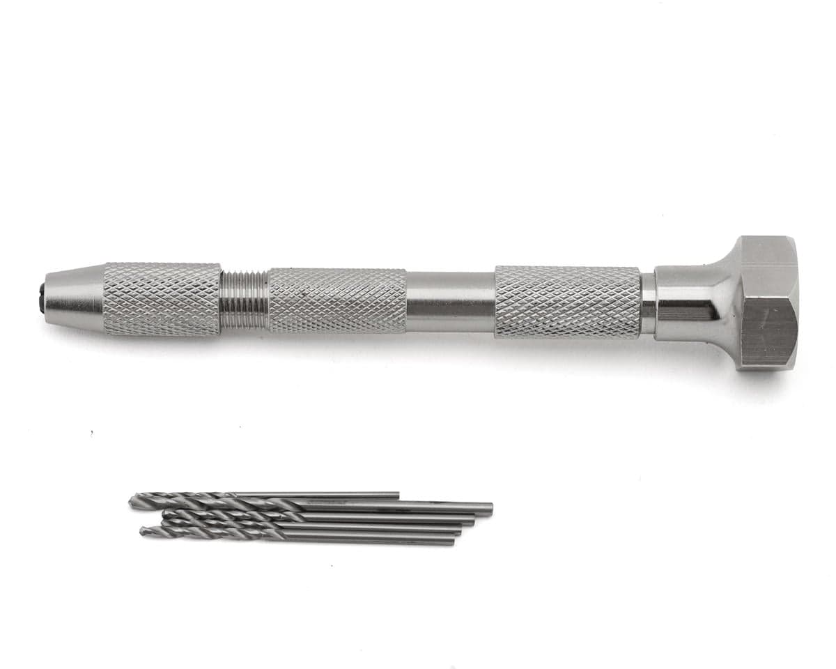 Shesto Limited Modelcraft Collection Double Ended Swivel Head Pin Vise w/5 Drill Bits