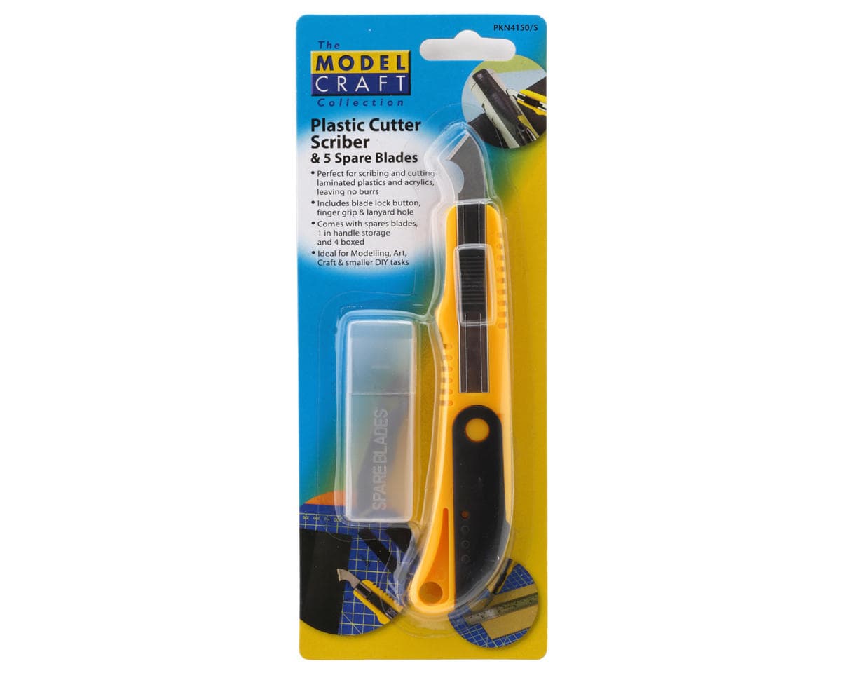 Shesto Limited Modelcraft Collection Plastic Cutter Scriber w/5 Spare Blades