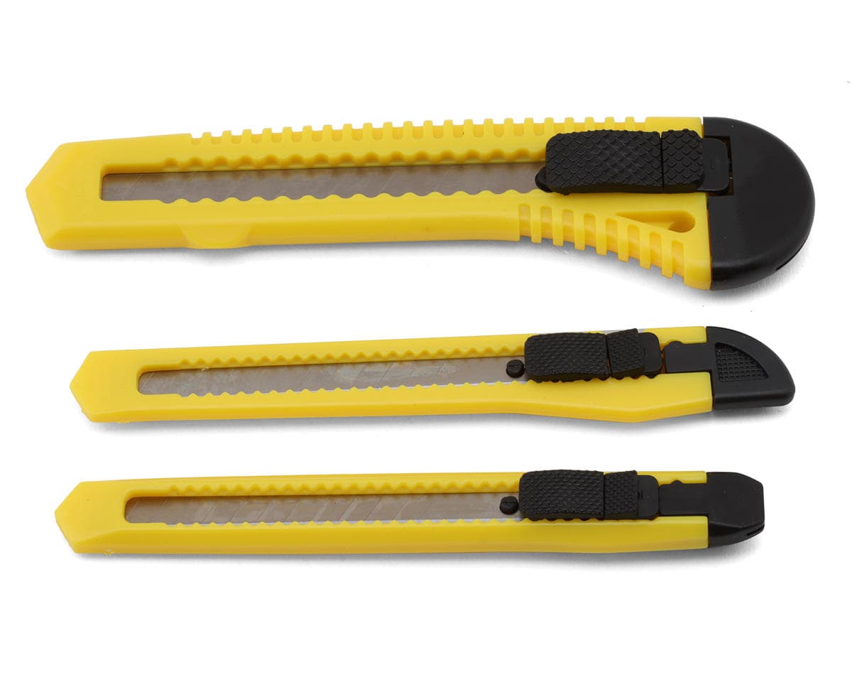 Shesto Limited Modelcraft Collection Razor Retractable Snap-Blade Knife Set (3)