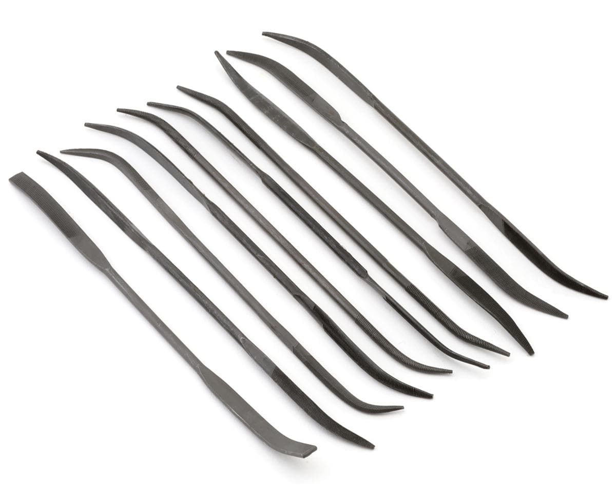 Shesto Limited Modelcraft Collection Double Ended Riffler Files Set (10) (Medium Cut)