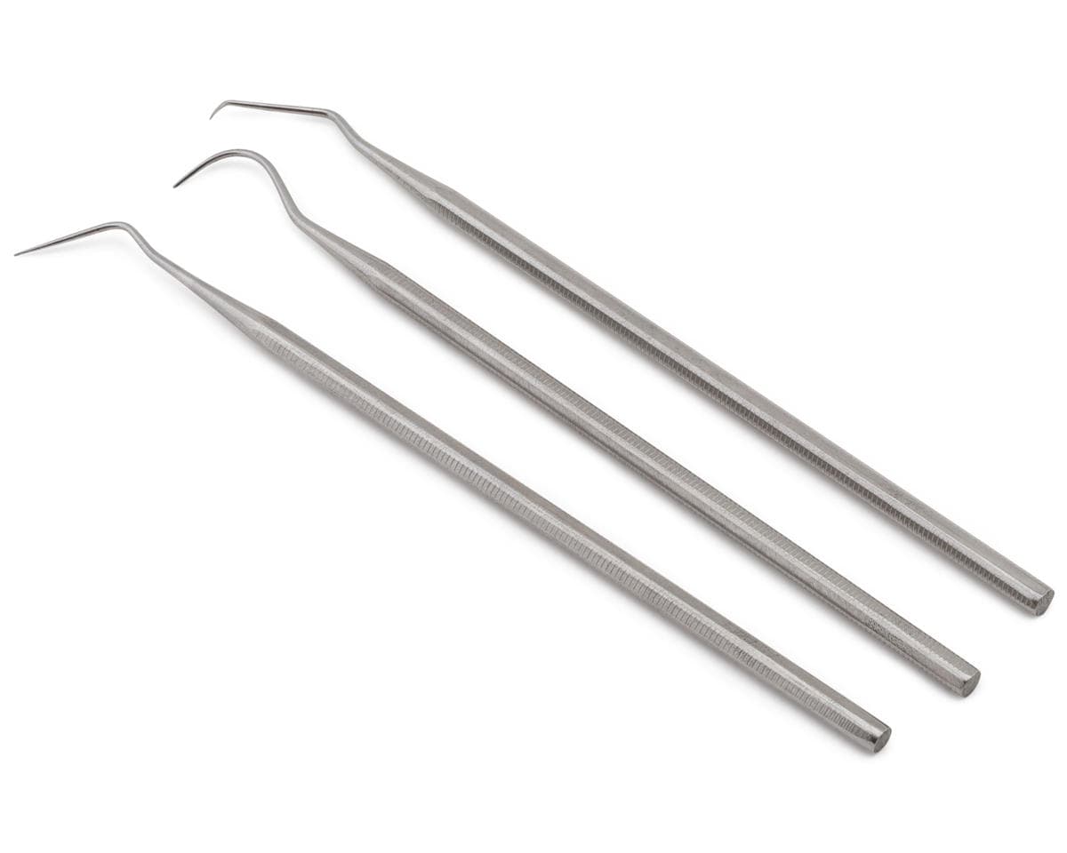 Shesto Limited Modelcraft Collection Stainless Steel Dental Pick Probes Set (3)