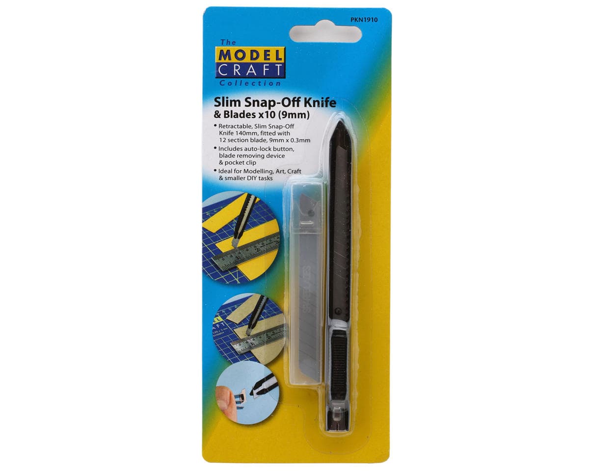 Shesto Limited Modelcraft Collection Retractable 12-Point Snap-Blade Knife (9mm) w/10 Blades