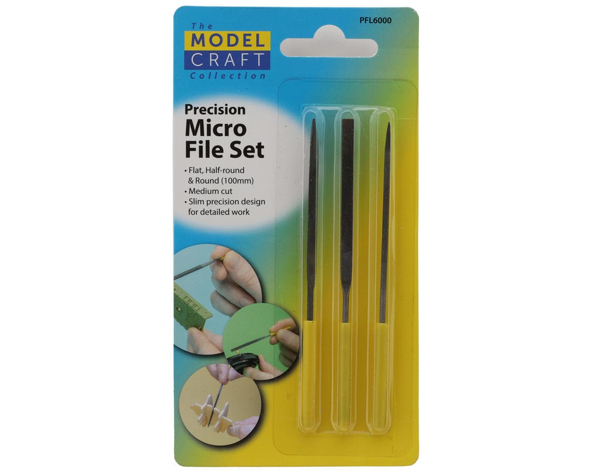 Shesto Limited Modelcraft Collection Precision Micro File Set (3) (Medium Cut)