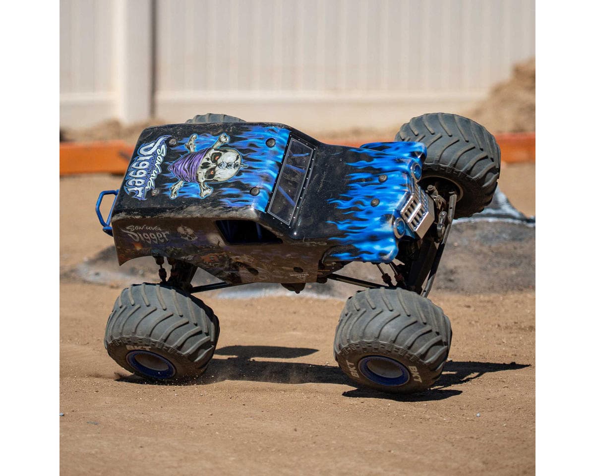 SCRATCH & DENT: Losi LMT 2.0 Son-Uva Digger Solid Axle 4x4 RTR Brushless Monster Truck (Blue) w/DX3 Smart DSMR 2.4GHz Radio