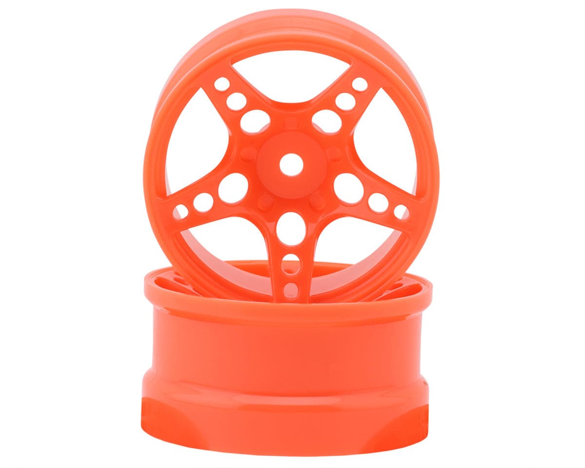 24K RC Technology 1/10 R-Fighter Drift Wheels (Siesta) (2) (8mm Offset) w/12mm Hex