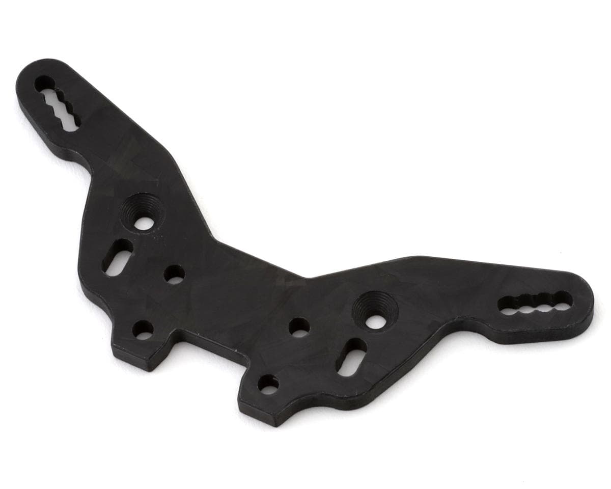 Avid RC Cougar LD3 Forged Carbon Rear Shock Tower (-3mm)