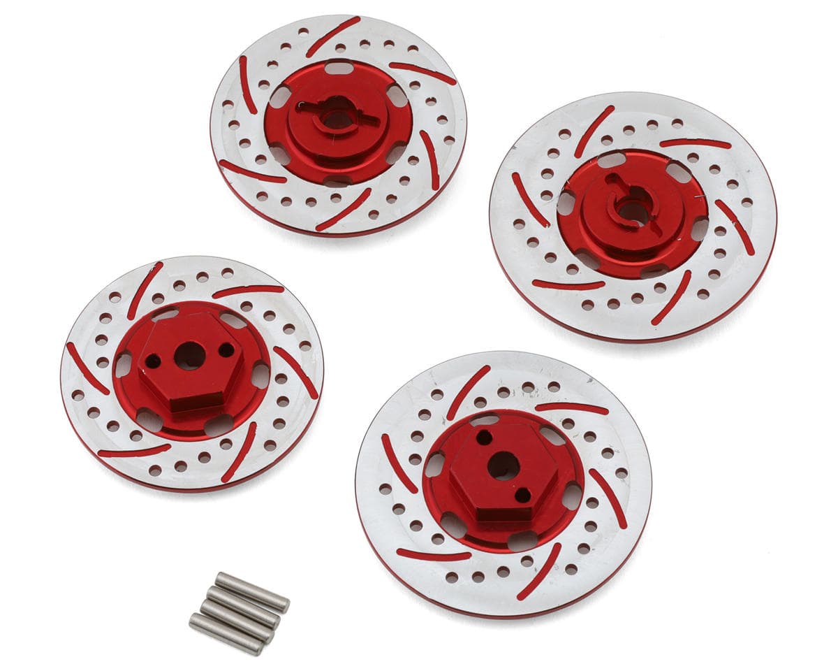 NEXX Racing MST FRX/RMX 2.5 Aluminum Disc Brake Hex Hub Set (Red) (4) (12mm)