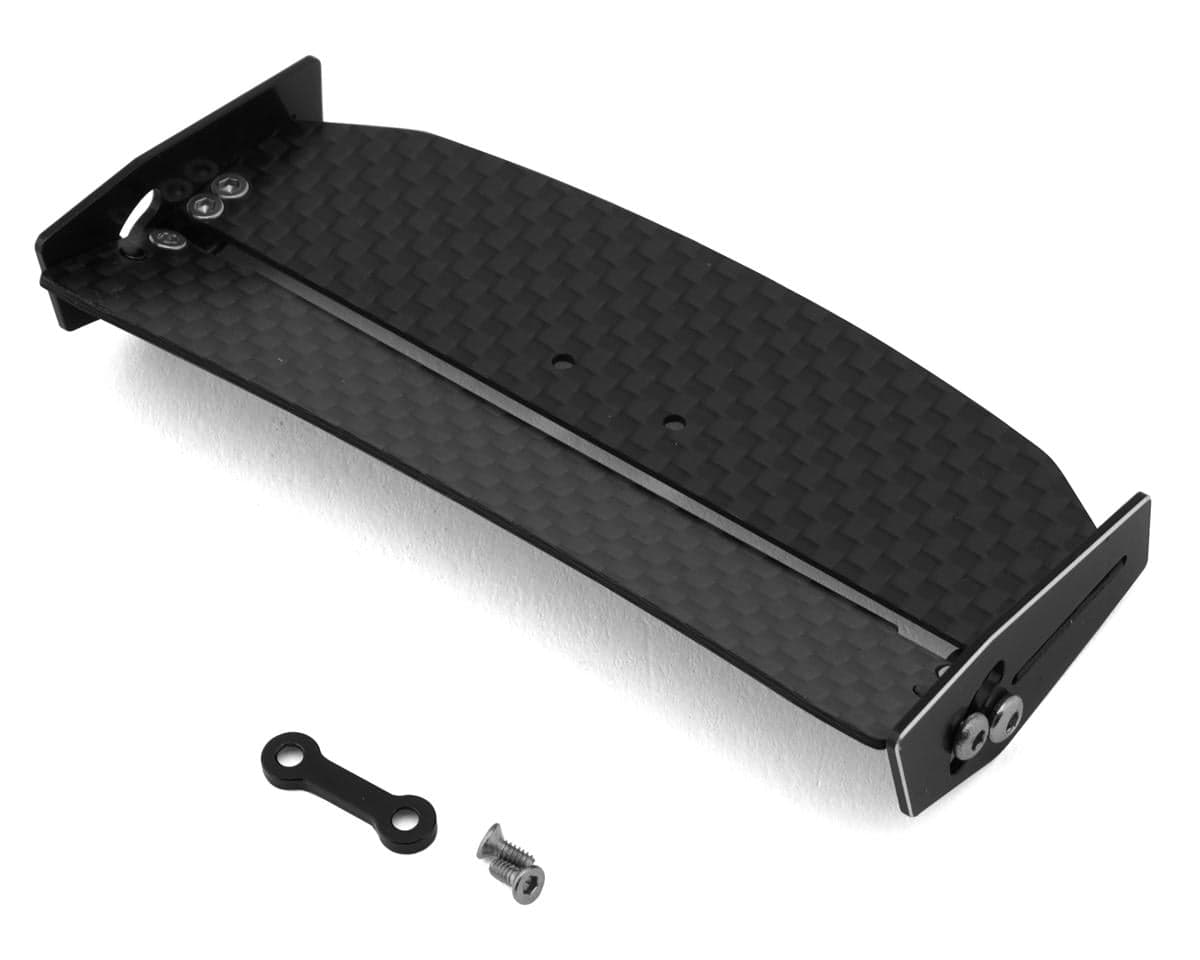 NEXX Racing Losi® Micro-B Carbon Fiber & Aluminum Rear Wing (Black)