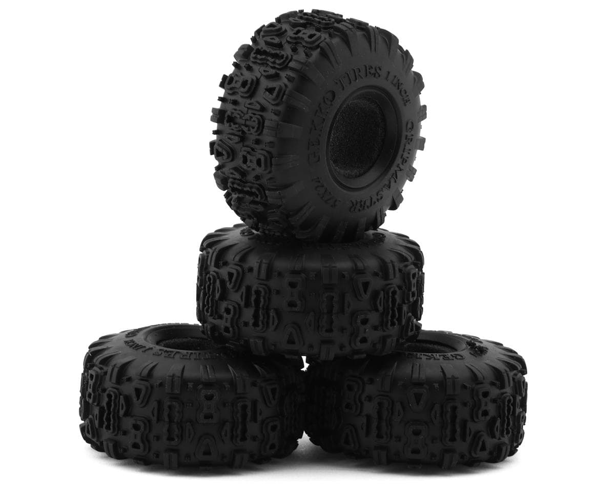 NEXX Racing Gekko Gripmaster 1.0" Micro Rock Crawler Tires (4) (57mm OD) w/Foam Inserts