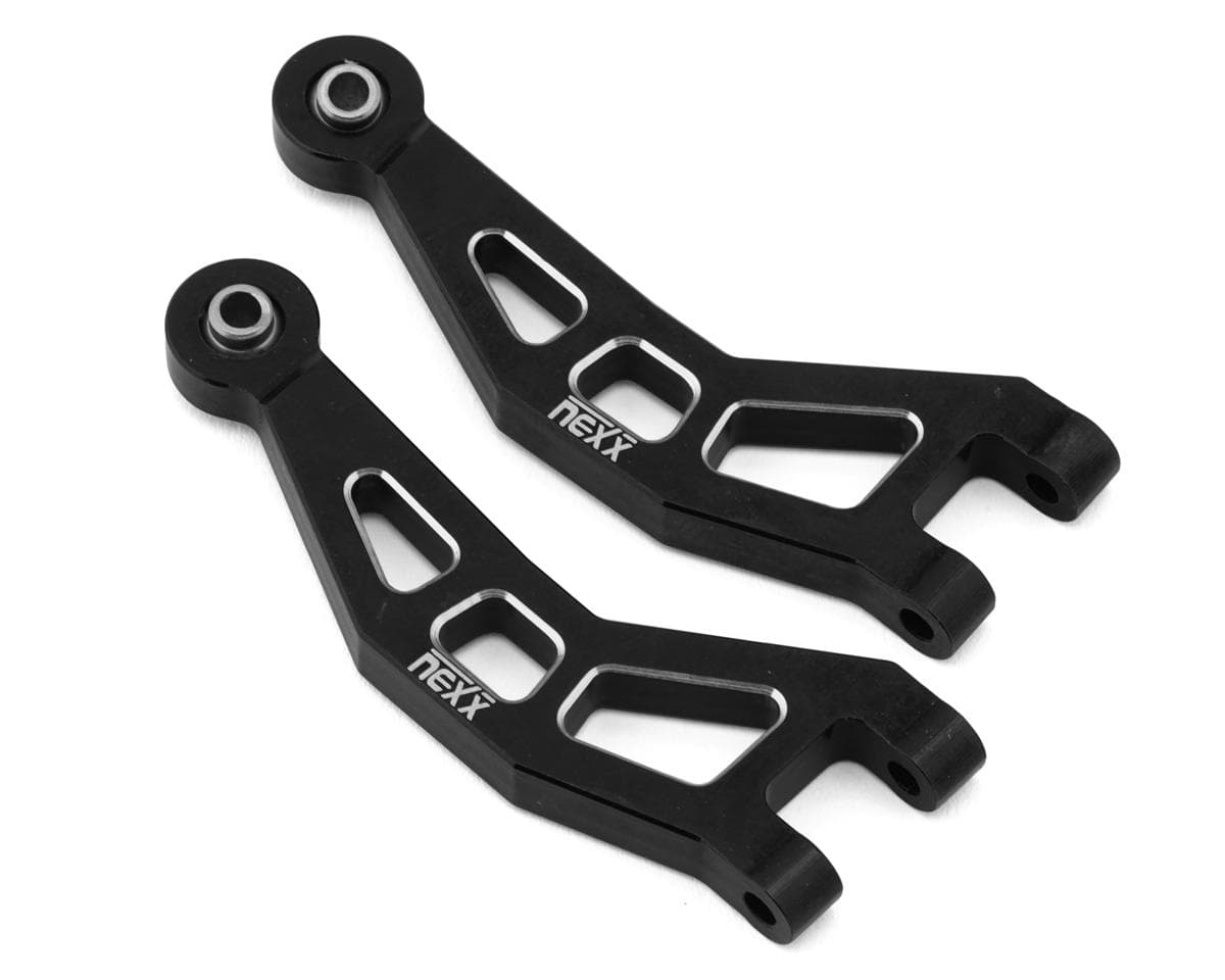 NEXX Racing Arrma® Granite Grom/Typhon Grom Aluminum Front Upper Suspension Arms (Black) (2)