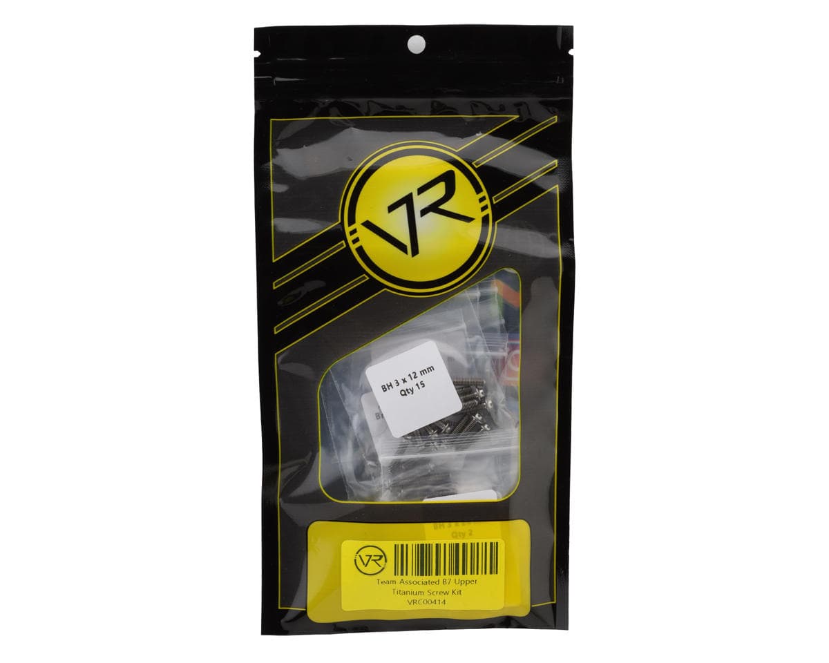 Vision Racing Team Associated B7 Upper Titanium Screw Kit
