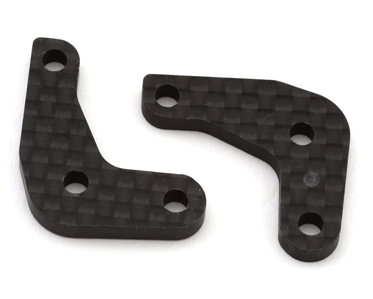 XRAY X8 Carbon Fiber Steering Block Extensions (1-Dot) (2)