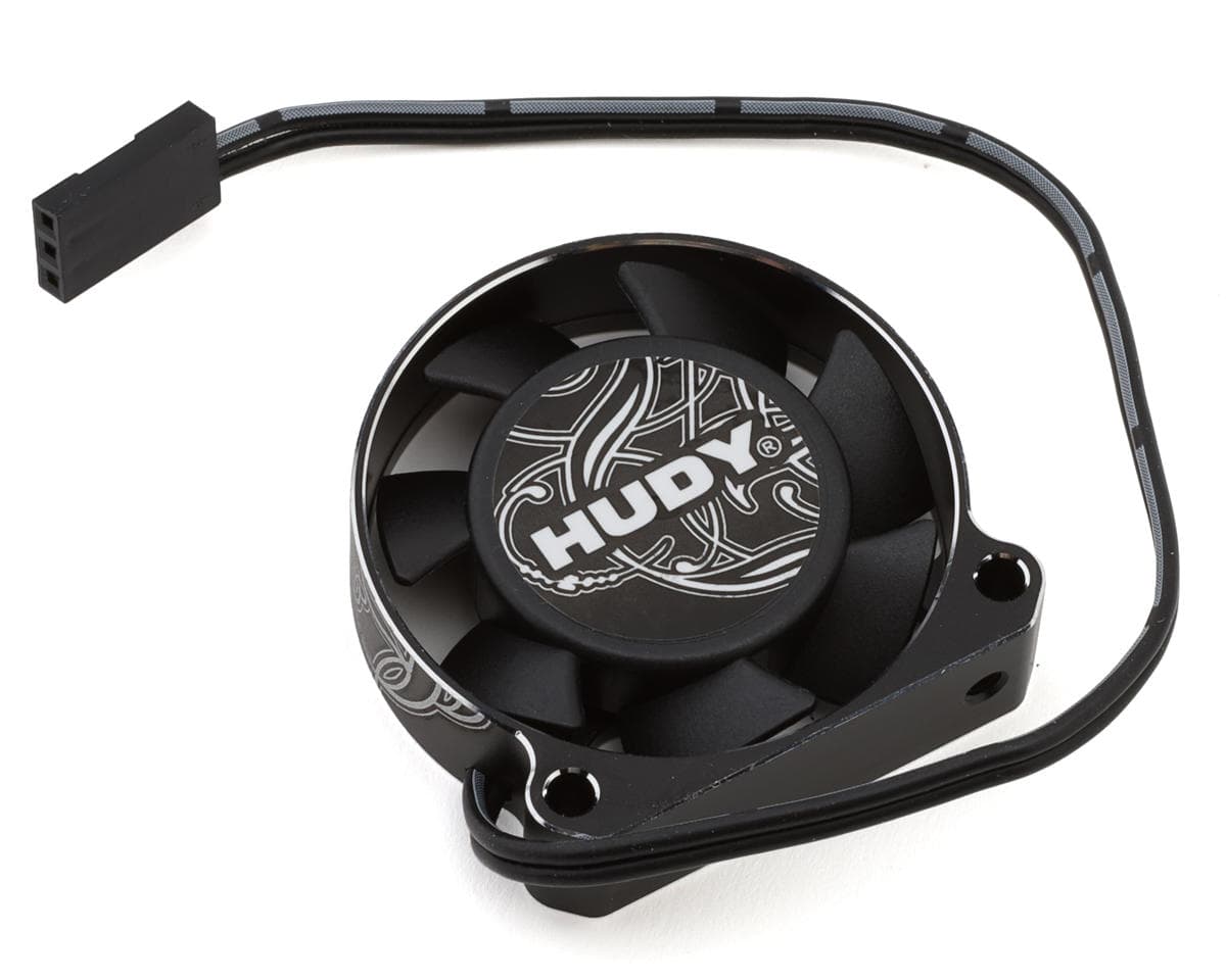 Hudy Aluminum High-Speed Cooling Fan (40mm) (Black)