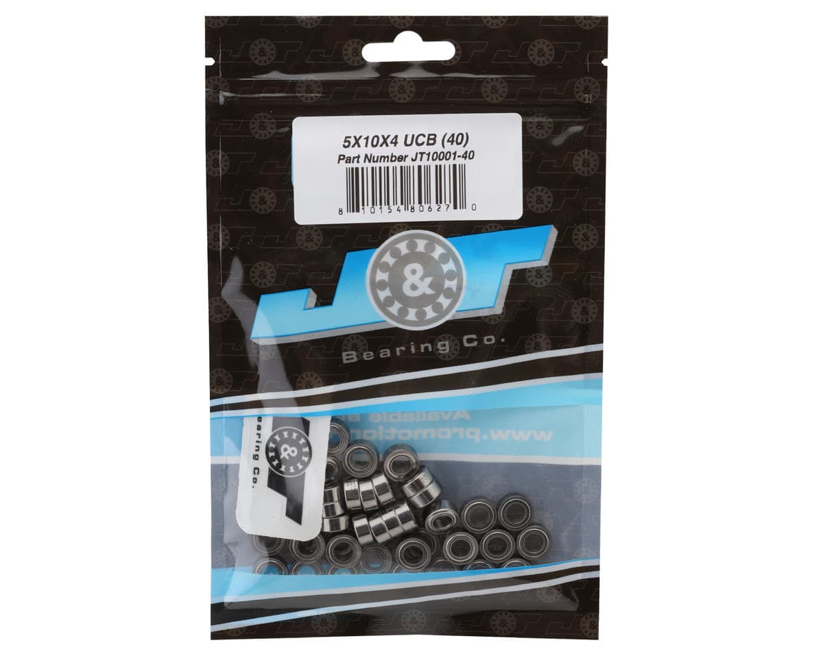 J&T Bearing Co. 5x10x4mm Ultimate Clutch Bearings (40)