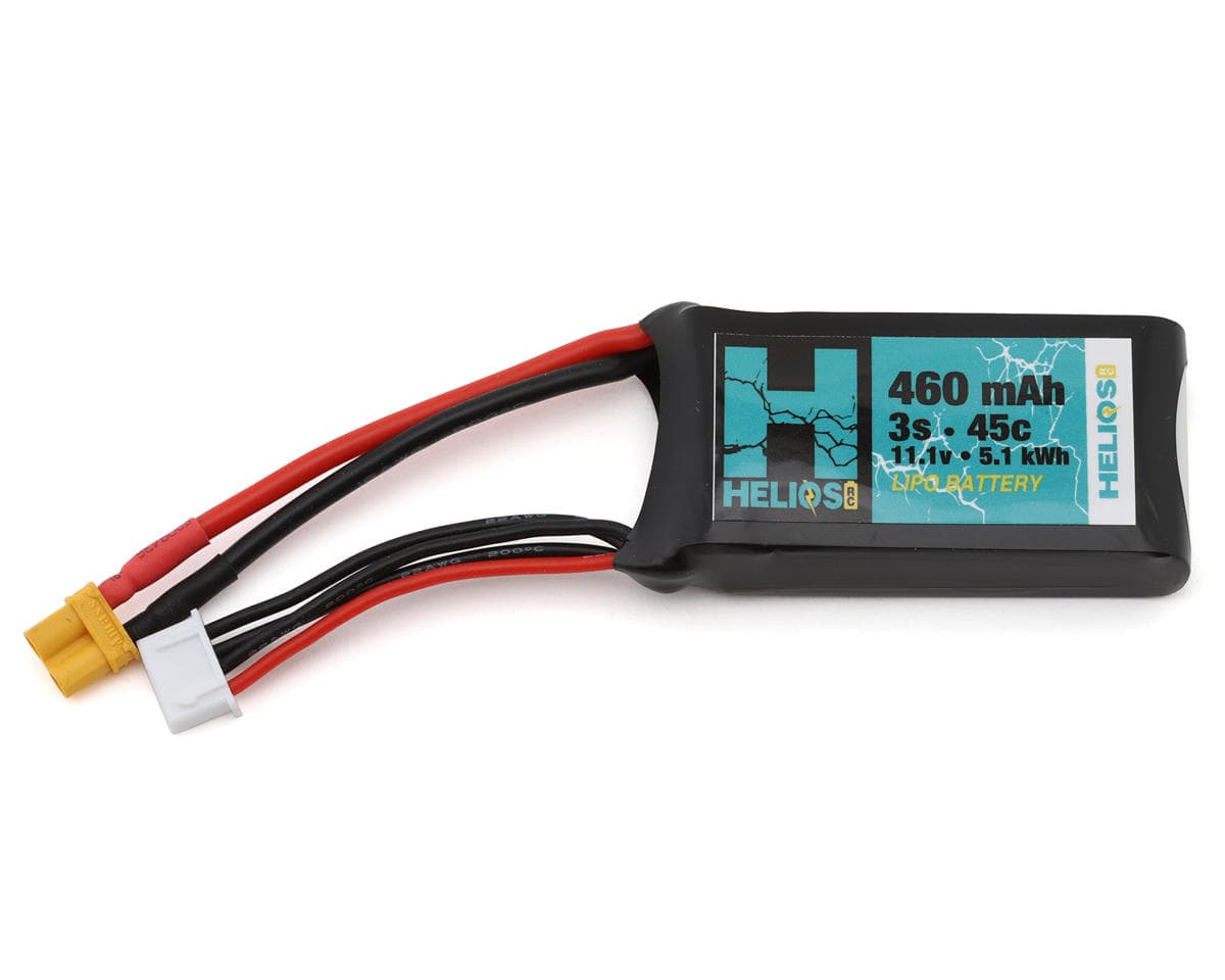 Helios RC 3S 45C LiPo Battery (11.1V/460mAh) w/XT30 Connector