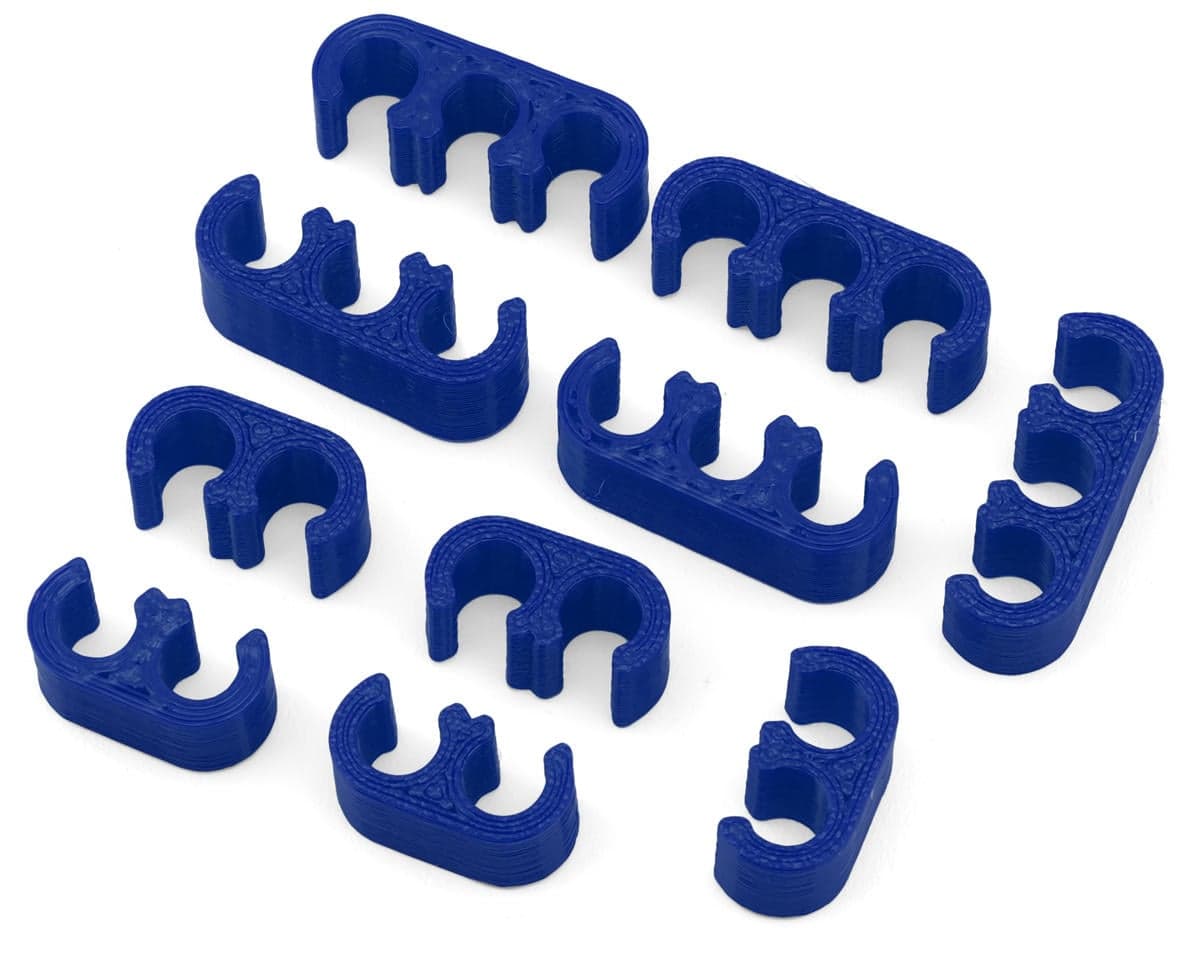 Webster Mods Wires & Cables Organizer Clips (Blue) (10AWG)