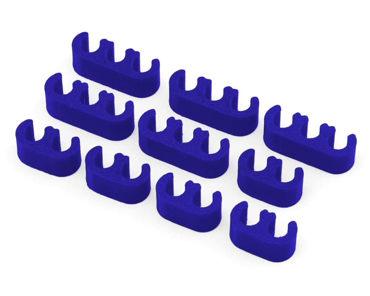 Webster Mods Wires & Cables Organizer Clips (Blue) (11AWG)