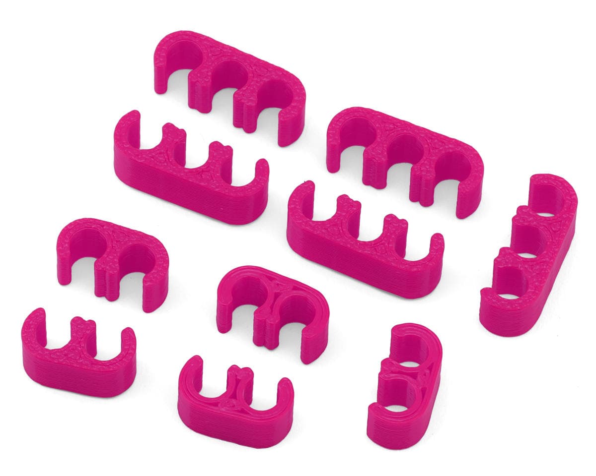 Webster Mods Wires & Cables Organizer Clips (Pink) (12AWG)