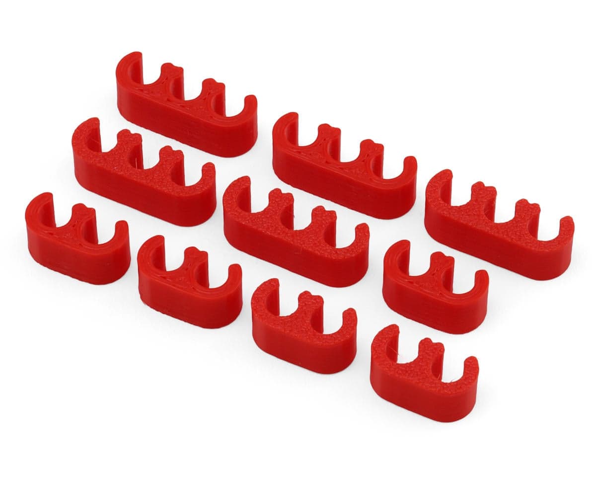 Webster Mods Wires & Cables Organizer Clips (Red) (11AWG)