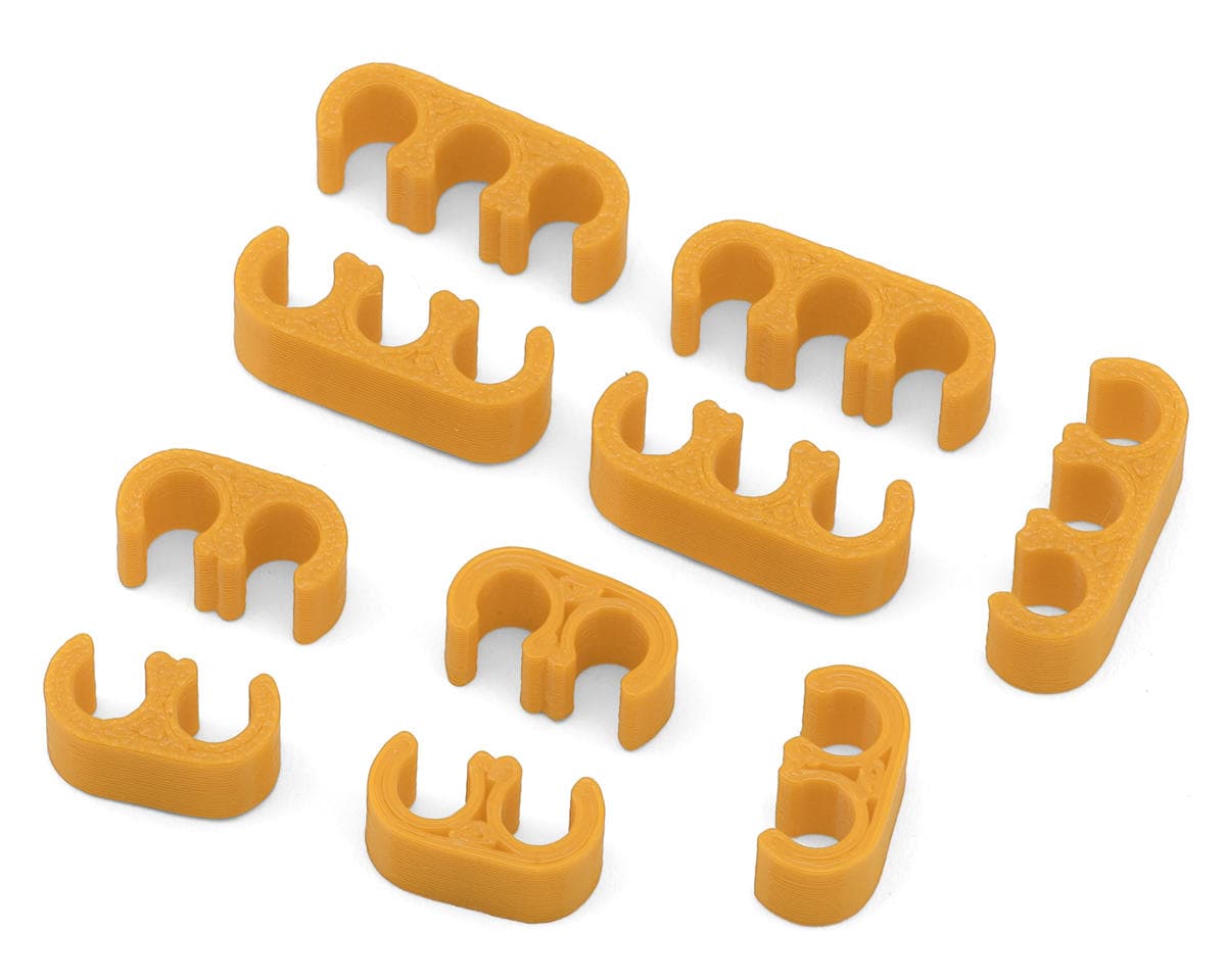 Webster Mods Wires & Cables Organizer Clips (Yellow) (12AWG)