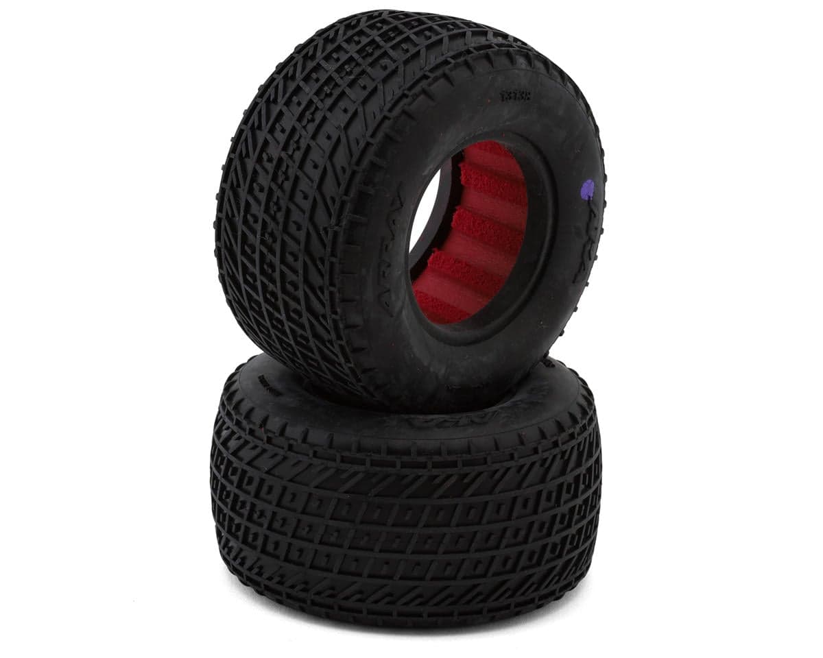 AKA Array 1.7"/2.2" Rear Buggy Dirt Oval Tires (2) (Clay)