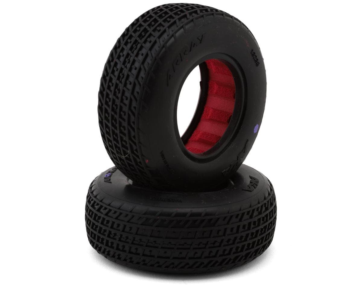 AKA Array 1.7"/2.2" 2WD Front Buggy Dirt Oval Tires (2) (Clay)