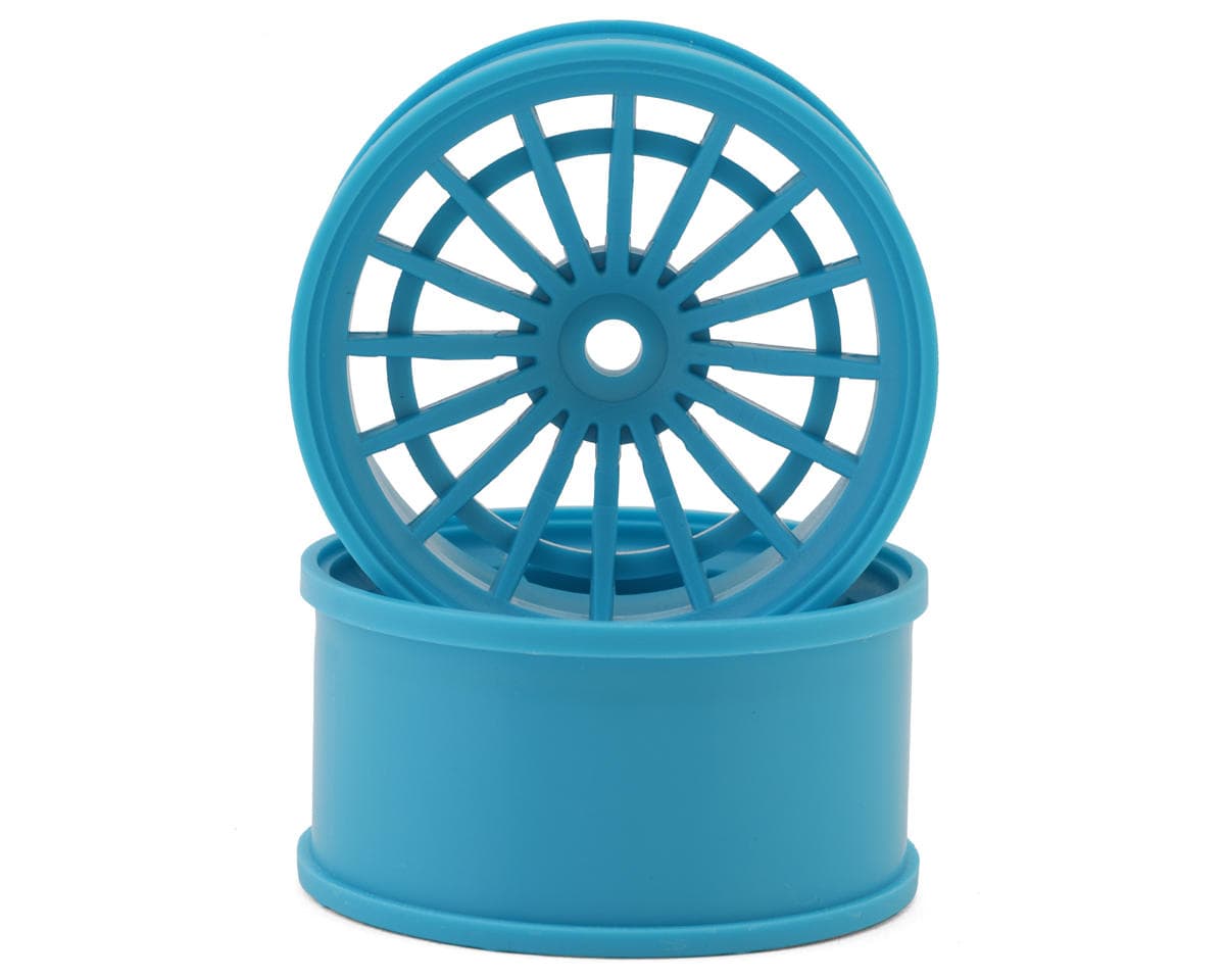 Eastbay Sliders JT18 1/10 Drift Wheels (Cyan) (2) (8mm Offset) w/12mm Hex