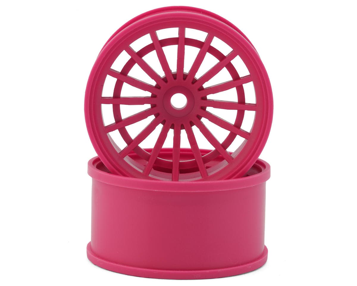 Eastbay Sliders JT18 1/10 Drift Wheels (Magenta) (2) (8mm Offset) w/12mm Hex