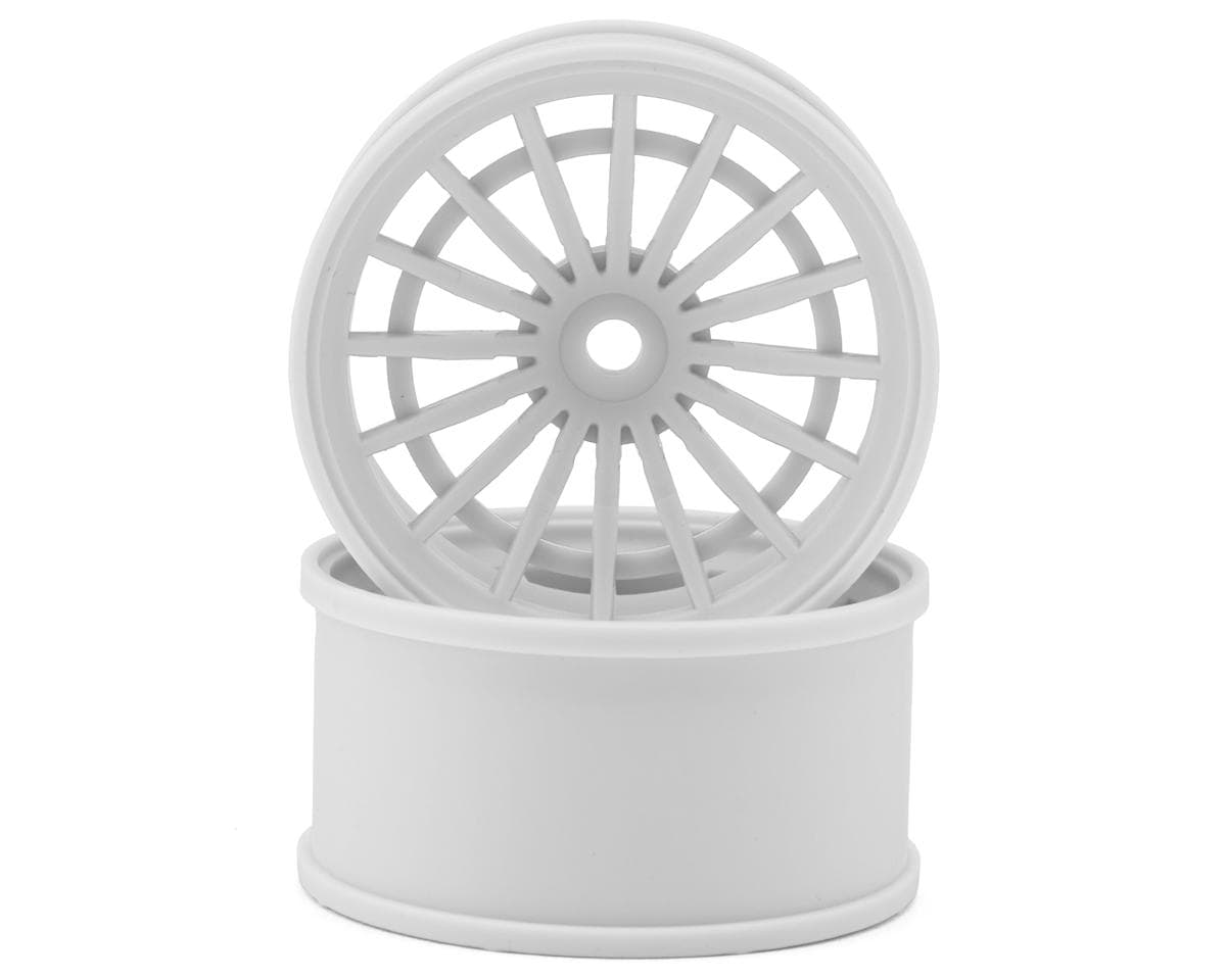 Eastbay Sliders JT18 1/10 Drift Wheels (White) (2) (8mm Offset) w/12mm Hex