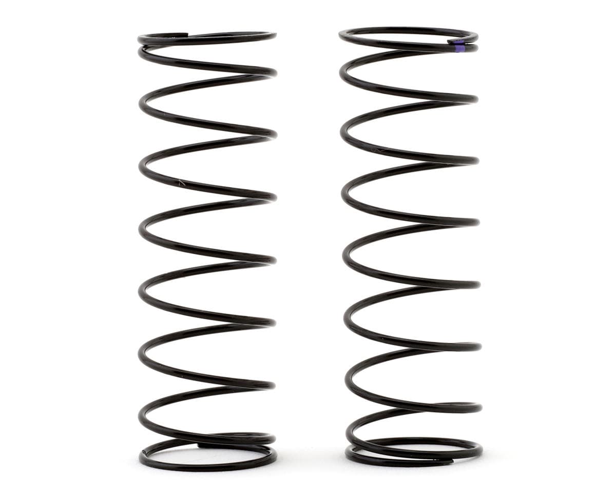 Team Losi Racing 22X 13mm Rear Shock Springs (2) (Purple/2.54lb)