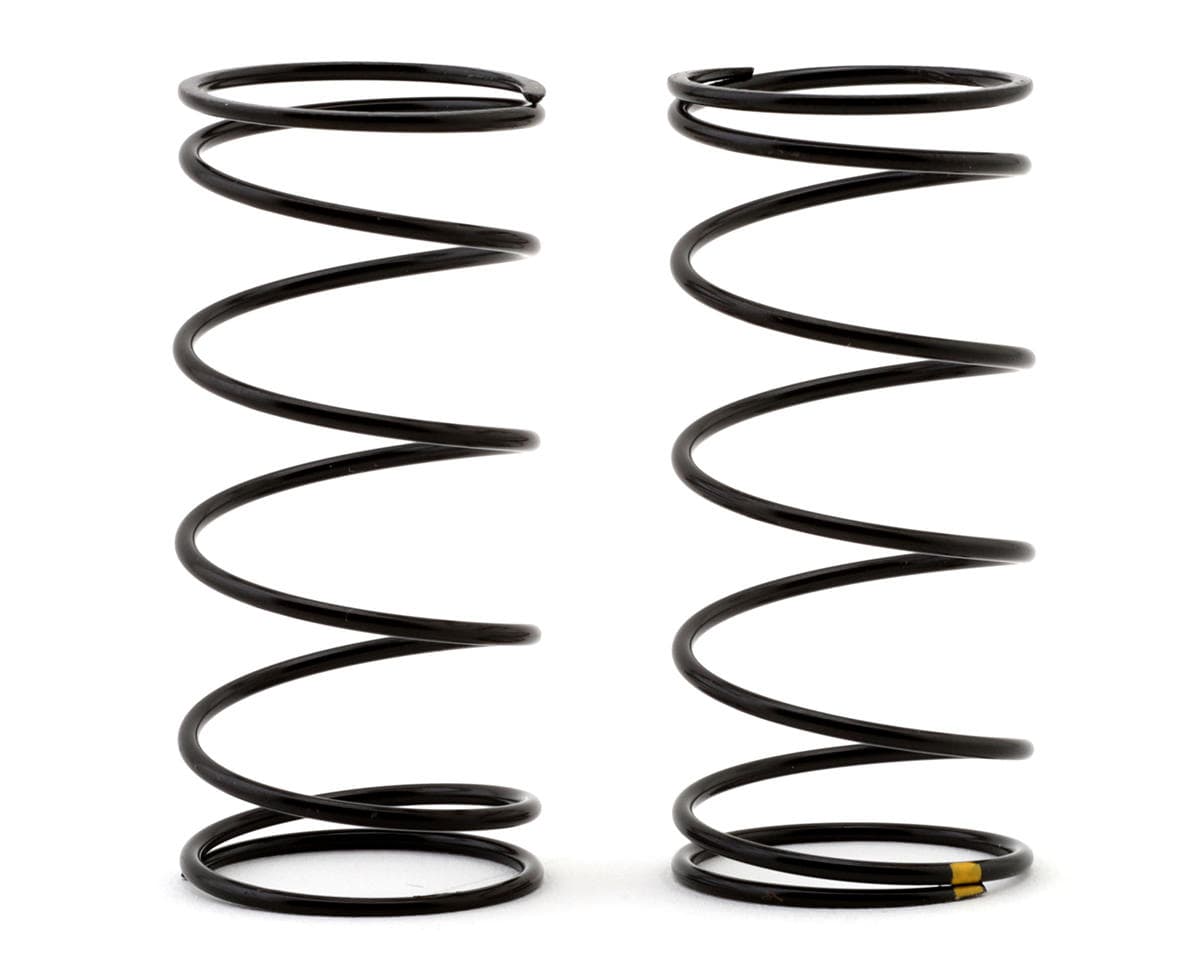 Team Losi Racing 22X 13mm Front Shock Springs (2) (Yellow/3.95lb)